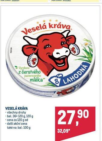 Makro Veselá kráva nabídka