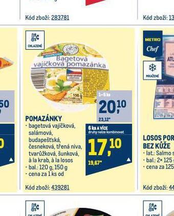Makro Pomazánky nabídka