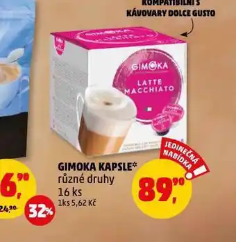 Penny Market Gimoka kapsle nabídka