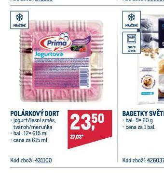 Makro Polárkový dort nabídka