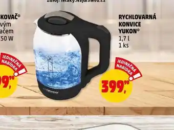 Penny Market Yukon rychlovarná konvice nabídka
