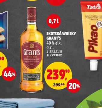 Penny Market Skotská whisky grant´s nabídka