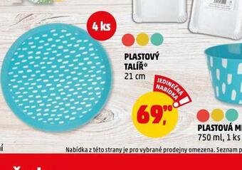 Penny Market Plastový talíř nabídka