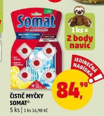 Penny Market Čistič myčky somat, 5 ks nabídka