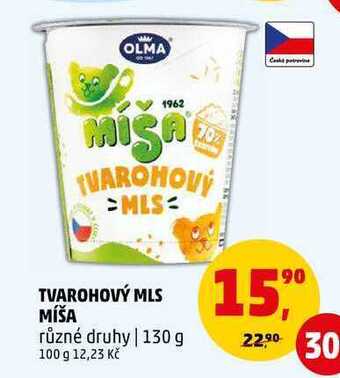 Penny Market Tvarohový mls míša, 130 g nabídka