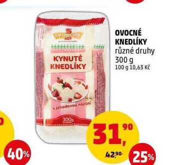 Penny Market Ovocné knedlíky, 300 g nabídka
