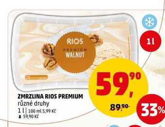 Penny Market Zmrzlina rios premium, 1 l nabídka