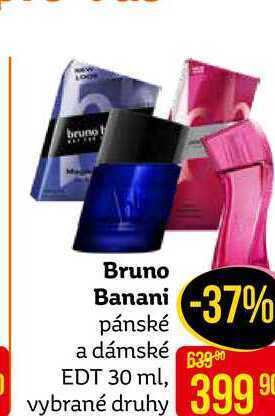 Teta Bruno banani pánské a dámské edt 30 ml nabídka