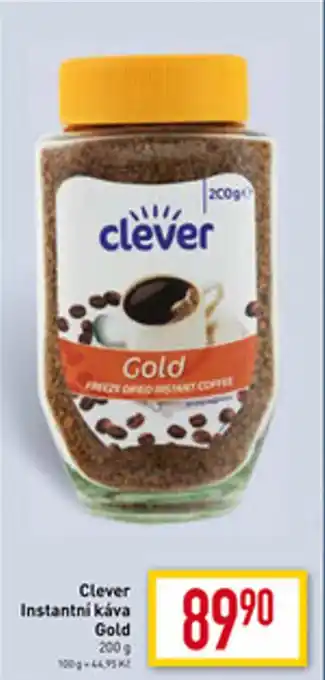 Billa Clever Instantní káva Gold 200g nabídka
