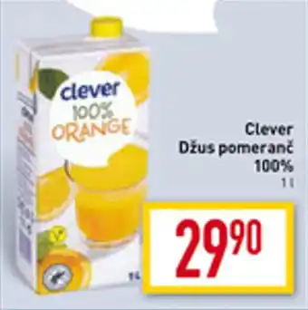 Billa Clever Džus pomeranč 1l nabídka