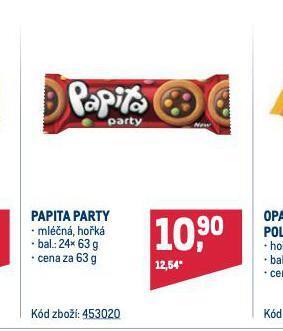 Makro Papita party nabídka