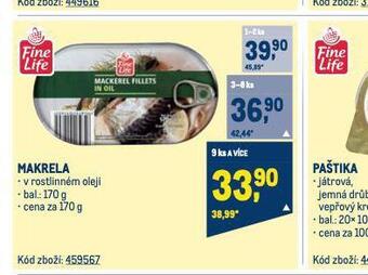 Makro Makrela nabídka