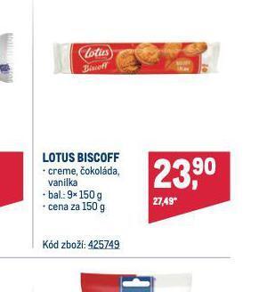 Makro Lotus biscoff nabídka