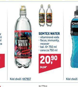 Makro Semtex water nabídka