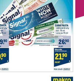 Makro Signal zubní pasta nabídka