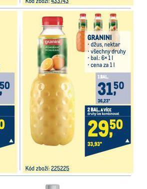 Makro Granini nabídka