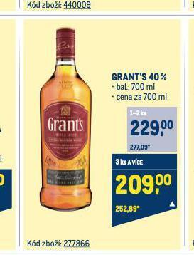 Makro Grant´s 40% nabídka