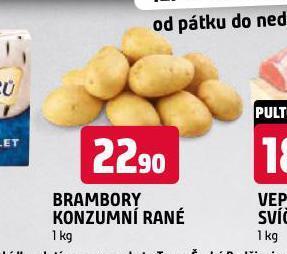 Terno Brambory konzumní pozdní nabídka