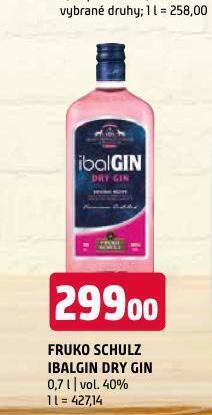Ibalgin dry gin
