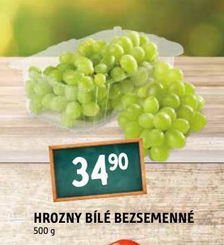 Terno Hrozny bílé bezsemenné nabídka