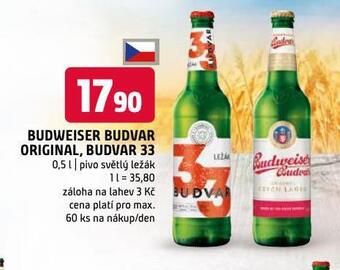 Terno Pivo budweiser budvar nabídka