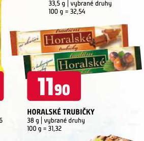 Terno Horalské trubičky nabídka