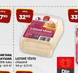 Terno Listové těsto nabídka