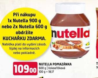 Terno Nutella pomazánka nabídka