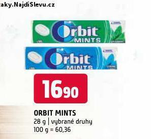 Terno Orbit žvýkačky nabídka