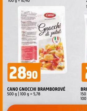 Terno Cano gnocchi bramborové nabídka