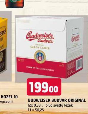 Terno Pivo budweiser budvar nabídka