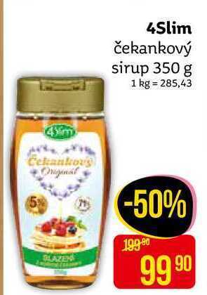 Teta 4slim čekankový sirup 350 g nabídka