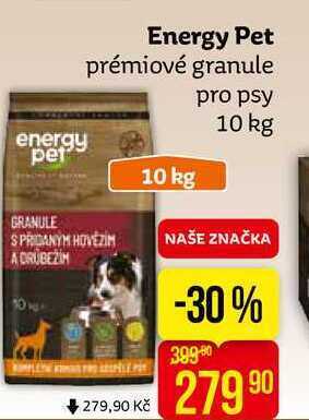 Teta Energy pet prémiové granule pro psy 10 kg nabídka