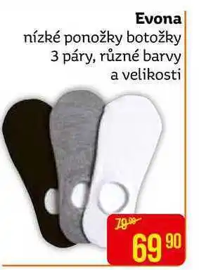 Teta Evona nízké ponožky botožky 3 páry nabídka