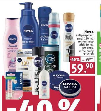 Rossmann Nivea antiperspirant, deodorant, roll-on nabídka