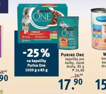 Rossmann Purina one kapsičky pro kočky nabídka