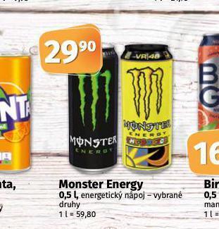 Coop Monster energy drink nabídka
