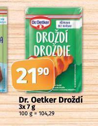 Coop Dr. oetker droždí nabídka