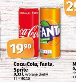 Coop Sprite nabídka