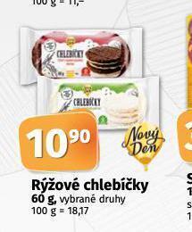 Coop Rýžové chlebíčky nabídka