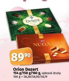 Coop Orion dezert nabídka