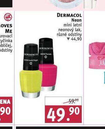 Rossmann Dermacol neon lak na nehty nabídka