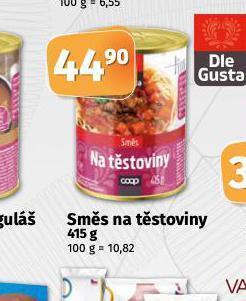 Směs na těstoviny