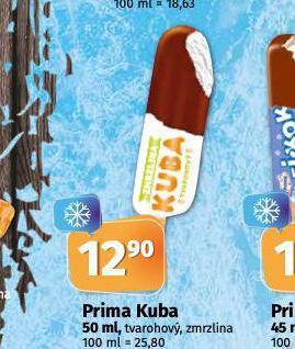 Coop Prima kuba zmrzlina nabídka
