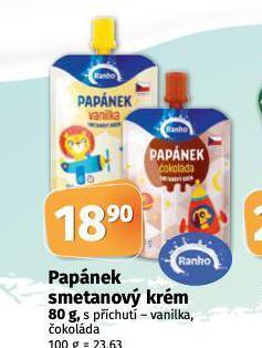 Coop Papánek smetanový krém nabídka