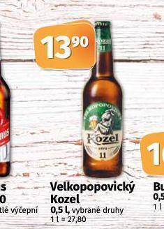 Coop Pivo velkopopovický kozel nabídka