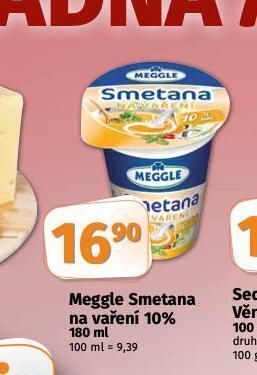 Coop Meggle smetana nabídka