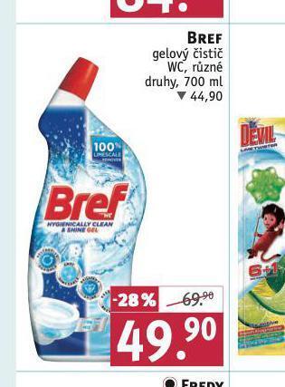 Rossmann Bref gelový čistič wc nabídka