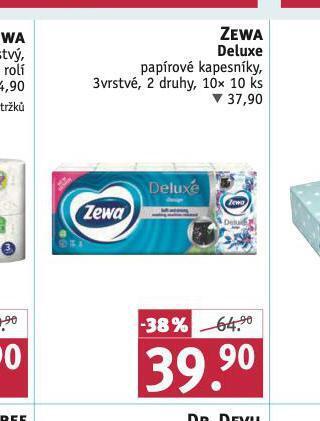Rossmann Zewa papírové kapesníky nabídka