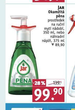Rossmann Jar okamžitá pěna nabídka